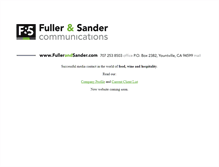 Tablet Screenshot of fullerandsander.com